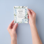 バジェットダスティブルーベビーシャワーフローラ緑 チラシ (手)