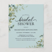 バジェットダスティブルーボタニカルブライダルシャワー (正面)