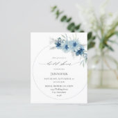 バジェットダスティブルーボホフローラリングや輪ブライダルシャワーB (スタンド正面)