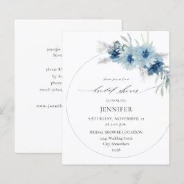 バジェットダスティブルーボホフローラリングや輪ブライダルシャワーB