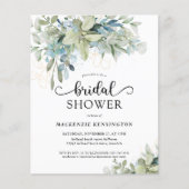 バジェットダスティブルーユーカリブライダルシャワー (正面)