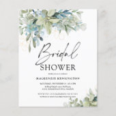 バジェットダスティブルーユーカリブライダルシャワー (正面)