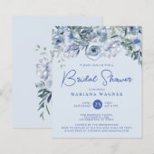 バジェットダスティブルーロマンチックフローラブライダルシャワー (正面/裏面)