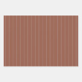 バジェットダークテラコッタモノクロ結婚ズ ラッピングペーパーシート (正面2)