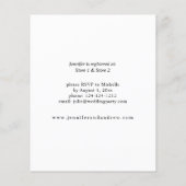 バジェットダークバーガンディ&ピンクフローラブライダルシャワー チラシ (裏面)