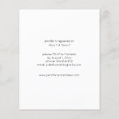 バジェットダークバーガンディ&ピンクフローラブライダルシャワーS チラシ (裏面)