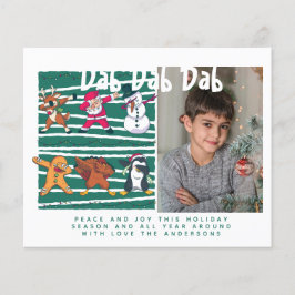 バジェットダービング写真クリスマス招待状レター