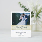 バジェットチープフォトたった今結婚しましたハンドレター引用文 (スタンド正面)