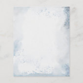 バジェットツインズパピーベイビーシャワー招待状 (裏面)