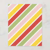 バジェットツーティフルーティセカンドバースデーパーティー招待状 (裏面)