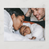 バジェットツーフォトグミニマルリーンハッピーホリデーズカード (裏面)