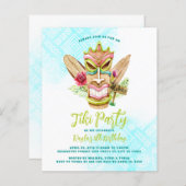 バジェットティキパーティの招待状 (正面/裏面)