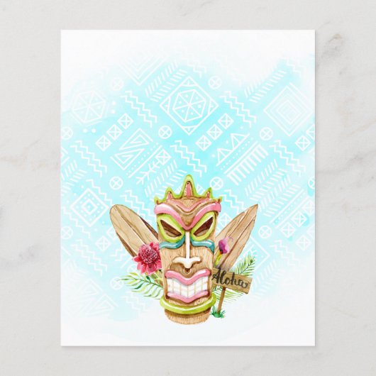 バジェットティキパーティの招待状 (裏面)