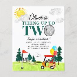 バジェットティーイング2人のゴルフボーイゴルフ2nd誕生日