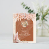 バジェットティーパーティーブライダルシャワーパンパスグラス (スタンド正面)