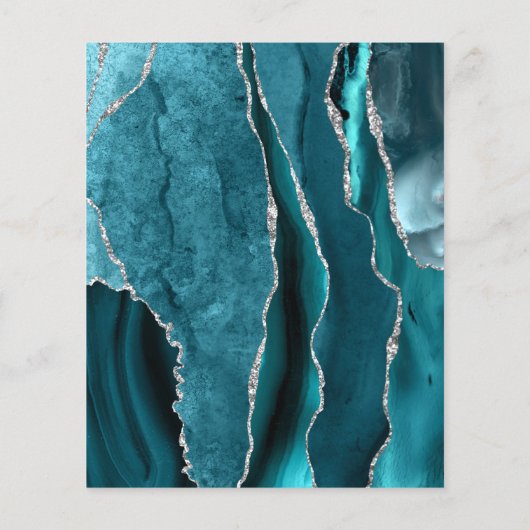 バジェットティール（緑がかった色）シルバーアゲー結婚トグレーのメニュー (裏面)