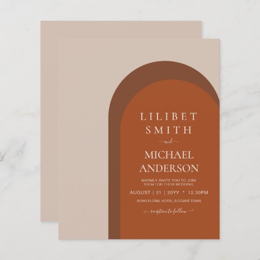 バジェットテラコッタアーストーンはっきりしたズ結婚ズ (正面/裏面)