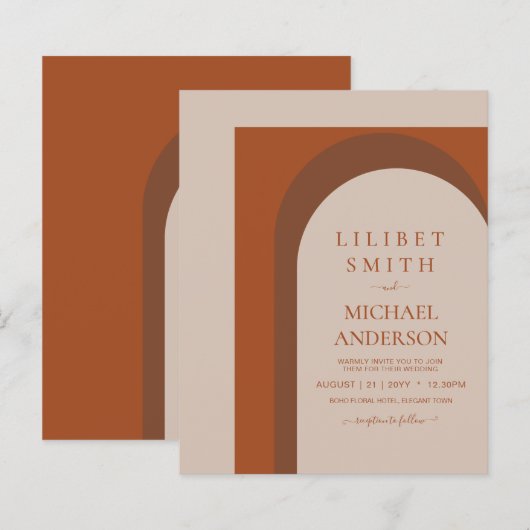 バジェットテラコッタアーストーンはっきりしたズ結婚ズ (正面/裏面)