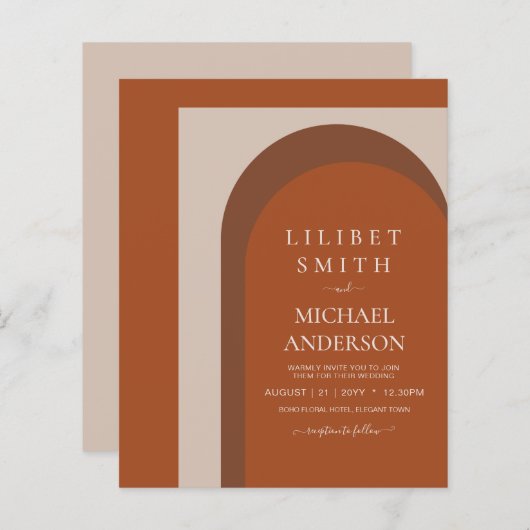 バジェットテラコッタアーストーンはっきりしたズ結婚ズ (正面/裏面)