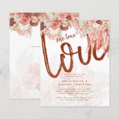 バジェットテラコッタバラパンパスグラス結婚フローラ (正面/裏面)