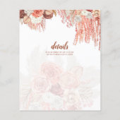 バジェットテラコッタバラパンパスグラス結婚フローラ チラシ (裏面)