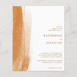 バジェットテラコッタバーンオレンジボホ結婚ズ