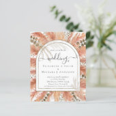 バジェットテラコッタパンパスグラス結婚トロピカル (スタンド正面)