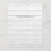 バジェットテラコッタパンパスグラス結婚トロピカル (裏面)