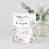 バジェットテラコッタフローラウォーター結婚カラー (スタンド正面)