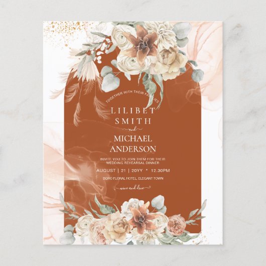 バジェットテラコッタフローラパンパスグラスリハーサル (正面)