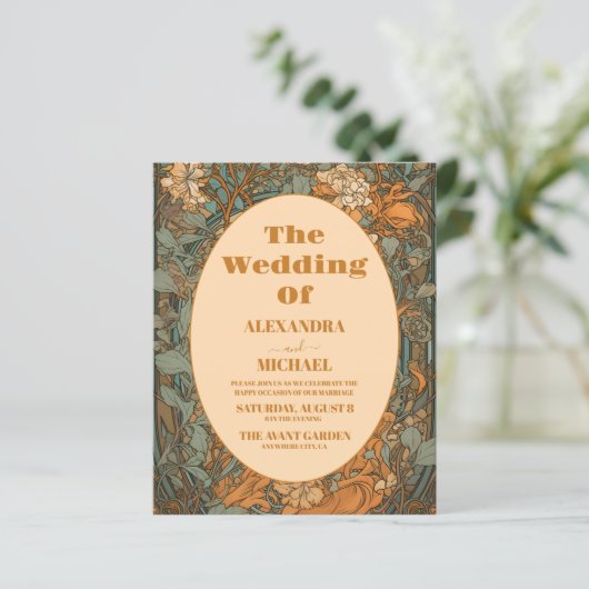 バジェットテラコッタフローラ結婚アールヌーボー (スタンド正面)