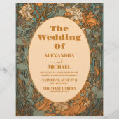 バジェットテラコッタフローラ結婚アールヌーボー チラシ (正面)