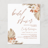 バジェットテラコッタボホパンパスグラスブライダルシャワー (正面)