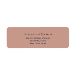 バジェットテラコッタモノクロ結婚ズ ラベル