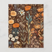 バジェットテラコッタリトルカボチャ秋ベビーシャワー チラシ (裏面)