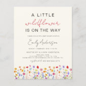 バジェットテラコッタリトルワイルドフラワーベビーシャワー (正面)