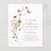 バジェットテラコッタリトルワイルドフラワーベビーシャワー (正面)