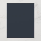 バジェットディアテーマのウッドランドベビーシャワー招待状 (裏面)