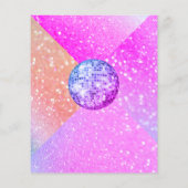 バジェットディスコダンスパーティーの招待 (裏面)