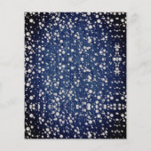 バジェットデニムダイアモンズパールブライダルシャワー招待状 (裏面)