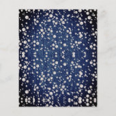 バジェットデニムダイアモンズパールブルーカップルのシャワー (裏面)