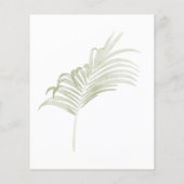 バジェットデリケートフローラグリーンブライダルシャワー (裏面)