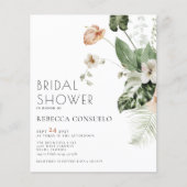 バジェットデリケートフローラグリーンブライダルシャワー (正面)