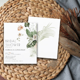 バジェットデリケートフローラグリーンブライダルシャワー