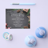 バジェットトインデア&パイン素朴ホリデーパーティー チラシ (シングル)