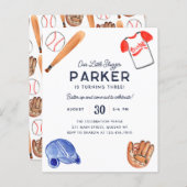 バジェットトゥーリトルスラッガーこうもり野球誕生日 (正面/裏面)