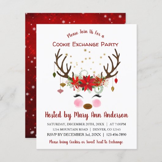 バジェットトナリークリスマスクッキー交換パーティー (正面/裏面)