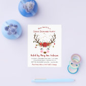 バジェットトナリークリスマスクッキー交換パーティー チラシ (シングル)