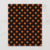 バジェットトリックまたはトリートカワイイ格言招待状 (裏面)