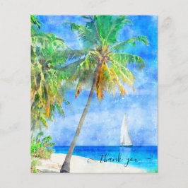 バジェットトロピカルアイランドパームツリーボートサンキュー